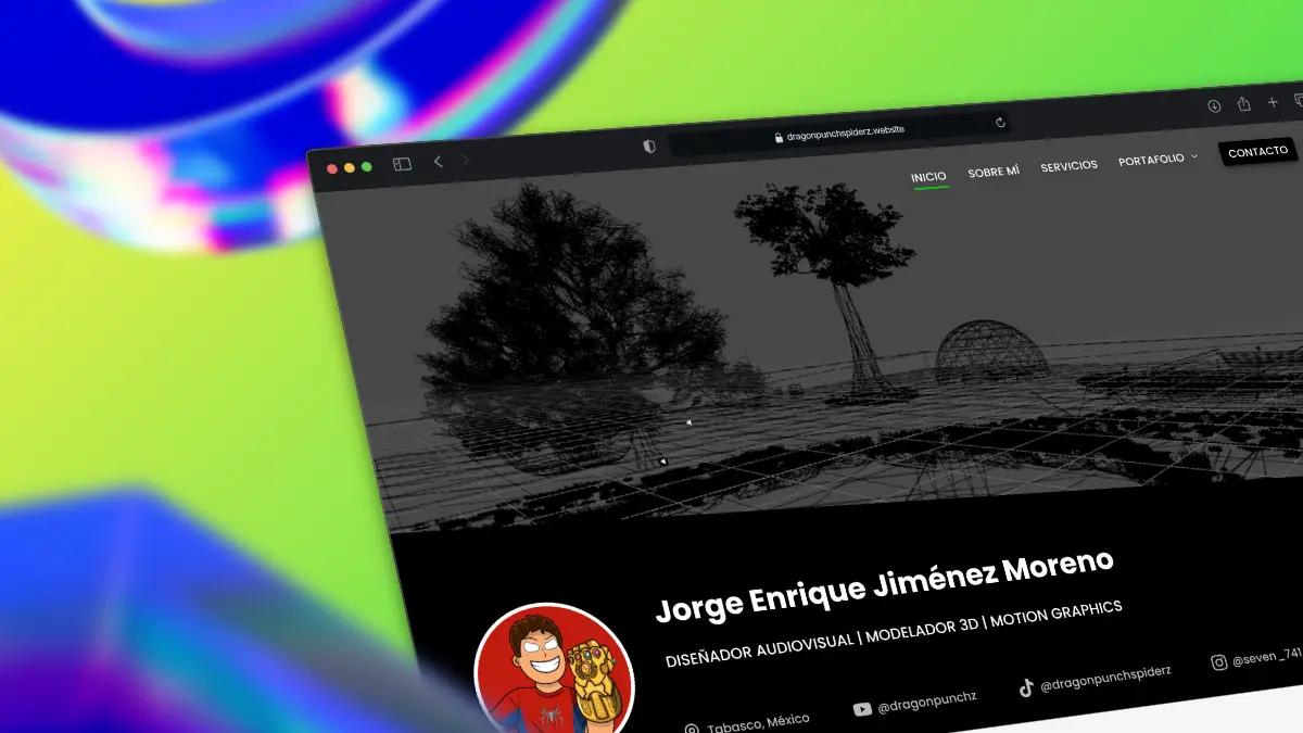 Preview de diseño web para Jorge Enrique Jiménez Moreno