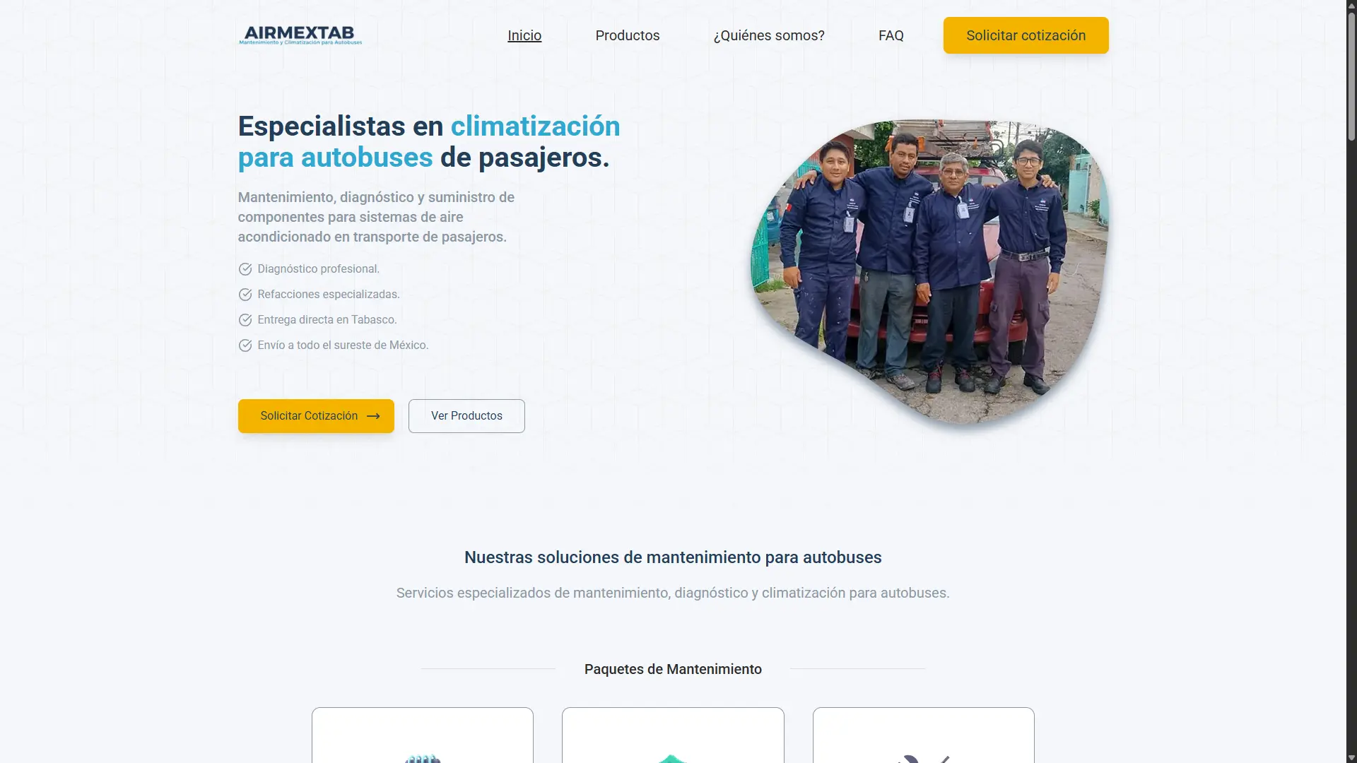 AIRMEXTAB | Mantenimiento y Climatización para Autobuses